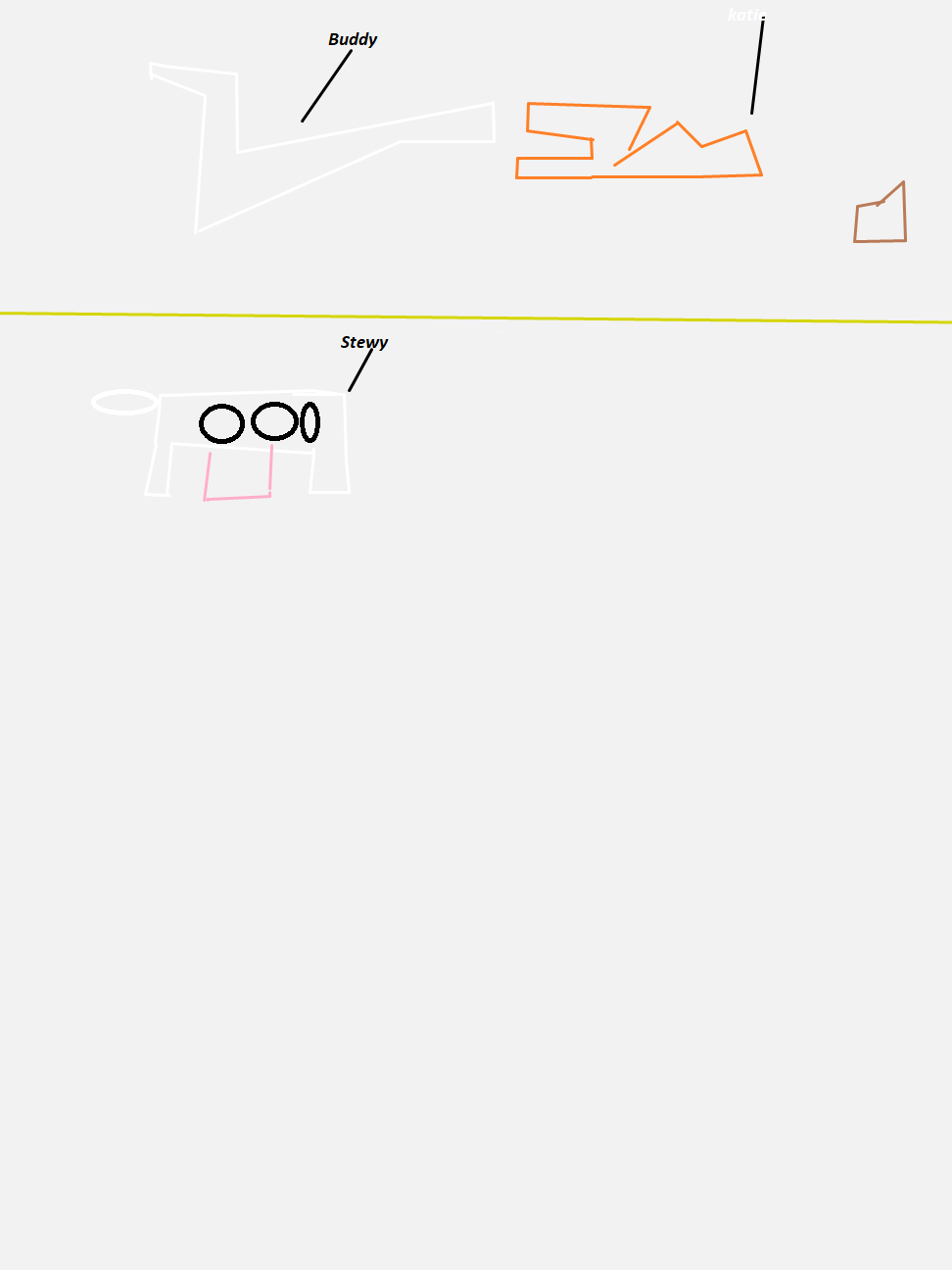 katie being kicked by buddy